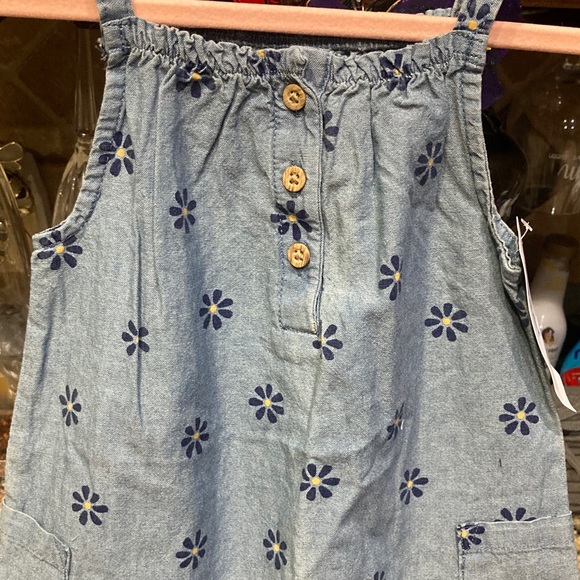 Carter's Blue Floral One Piece - 18 Months - Picture 2 of 9